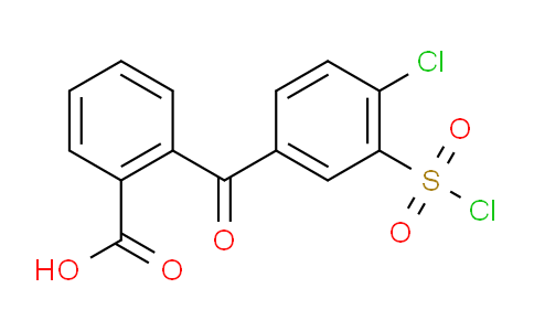 CAS No. 68592-12-1, 2-(4-Chloro-3-(chlorosulfonyl)benzoyl)benzoic acid