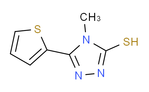 CAS No. 68744-66-1, 4-Methyl-5-(thiophen-2-yl)-4H-1,2,4-triazole-3-thiol