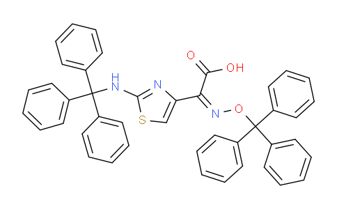 CAS No. 68786-47-0, (Z)-2-(2-Tritylaminothiazol-4-yl)-2-trityloxyiminoaceticacid