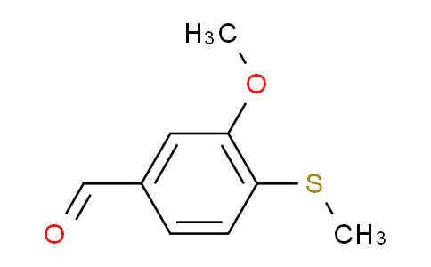 CAS No. 68885-46-1, 3-Methoxy-4-(methylthio)benzaldehyde