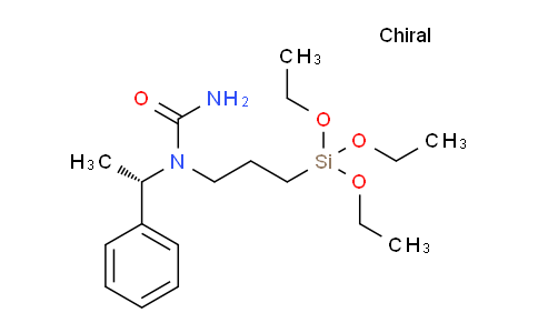 CAS No. 68959-21-7, (S)-1-(1-Phenylethyl)-1-(3-(triethoxysilyl)propyl)urea