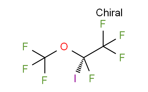CAS No. 69066-98-4, (2S)-1,1,1,2-tetrafluoro-2-iodo-2-(trifluoromethoxy)ethane
