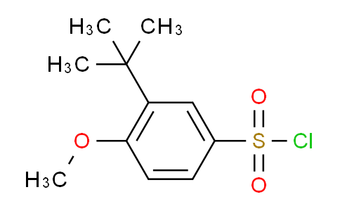 CAS No. 69129-42-6, 3-(tert-Butyl)-4-methoxybenzene-1-sulfonyl chloride