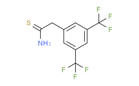 CAS No. 691868-49-2, 2-[3,5-bis(trifluoromethyl)phenyl]ethanethioamide