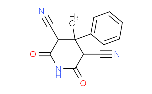 CAS No. 6936-95-4, 4-methyl-2,6-dioxo-4-phenylpiperidine-3,5-dicarbonitrile
