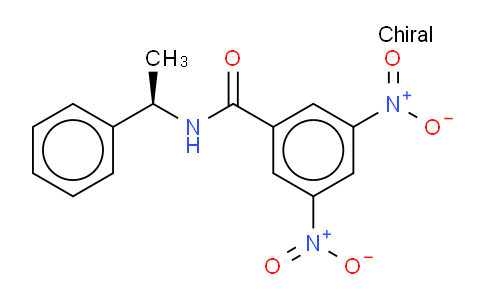 CAS No. 69632-32-2, (R)-(-)-N-(3,5-Dinitrobenzoyl)-alpha-phenylethylamine