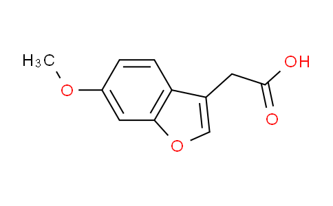 CAS No. 69716-05-8, 2-(6-Methoxybenzofuran-3-yl)acetic acid