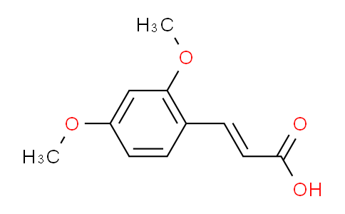 CAS No. 6972-61-8, 3-(2,4-Dimethoxyphenyl)acrylic acid