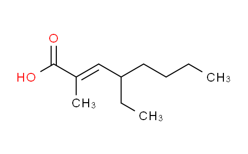 CAS No. 6975-97-9, (E)-4-ethyl-2-methyl-oct-2-enoic acid