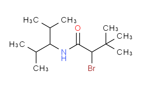 CAS No. 69959-85-9, 2-Bromo-N-(2,4-dimethylpentan-3-yl)-3,3-dimethylbutanamide