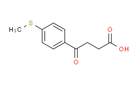 CAS No. 7028-67-3, 4-(4-(Methylthio)phenyl)-4-oxobutanoic acid