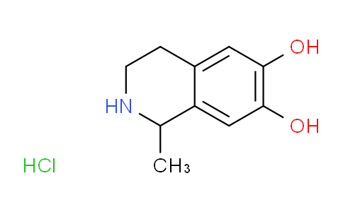 CAS No. 70681-20-8, 1-methyl-1,2,3,4-tetrahydroisoquinoline-6,7-diol hydrochloride