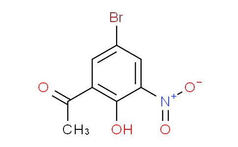 CAS No. 70978-54-0, 1-(5-bromo-2-hydroxy-3-nitrophenyl)ethanone