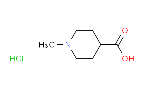 CAS No. 71235-92-2, 1-methyl-4-piperidinecarboxylic acid hydrochloride