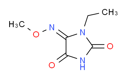 CAS No. 71342-67-1, 1-ETHYLIMIDAZOLIDINE-2,4,5-TRIONE 5-(O-METHYLOXIME)