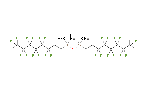 CAS No. 71363-70-7, 1,1,3,3-Tetramethyl-1,3-bis(3,3,4,4,5,5,6,6,7,7,8,8,8-tridecafluorooctyl)disiloxane