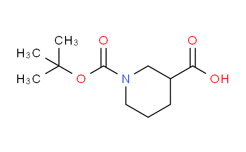CAS No. 71381-75-4, 1-(tert-butoxycarbonyl)piperidine-3-carboxylic acid