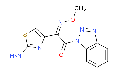 CAS No. 71445-20-0, (Z)-2-(2-Aminothiazol-4-yl)-1-(1H-benzo[d][1,2,3]triazol-1-yl)-2-(methoxyimino)ethan-1-one