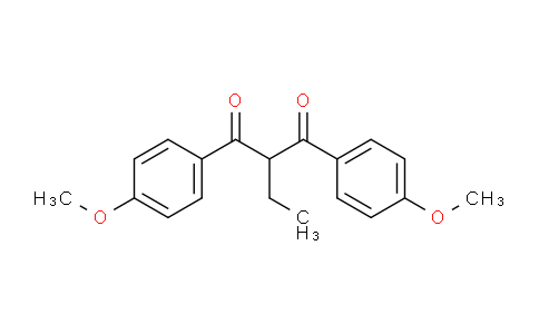 CAS No. 71526-44-8, 2-Ethyl-1,3-bis(4-methoxyphenyl)propane-1,3-dione