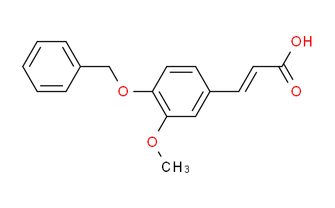 CAS No. 7152-95-6, 3-(4-(Benzyloxy)-3-methoxyphenyl)acrylic acid