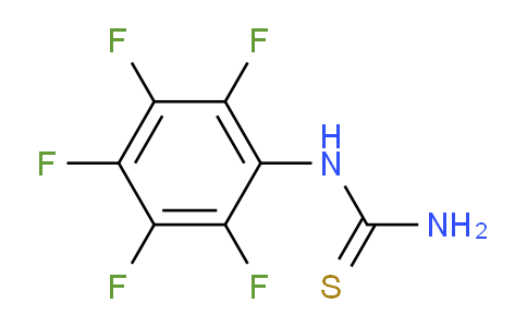 CAS No. 715-60-6, (2,3,4,5,6-pentafluorophenyl)thiourea