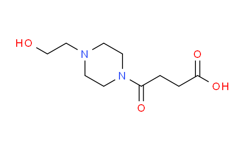 CAS No. 717904-43-3, 4-(4-(2-Hydroxyethyl)piperazin-1-yl)-4-oxobutanoic acid