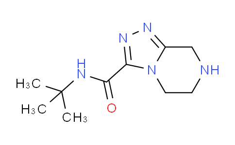 CAS No. 723286-71-3, N-tert-butyl-5,6,7,8-tetrahydro-[1,2,4]triazolo[4,3-a]pyrazine-3-carboxamide