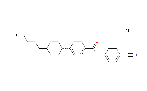 CAS No. 72928-55-3, 4-Cyanophenyl 4-(trans-4-pentylcyclohexyl)benzoate