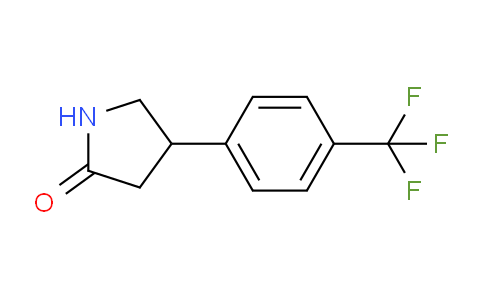 CAS No. 73081-88-6, 4-(4-(Trifluoromethyl)phenyl)pyrrolidin-2-one