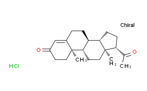 CAS No. 73489-90-4, Pregn-4-ene-3,20-dione hydrochloride