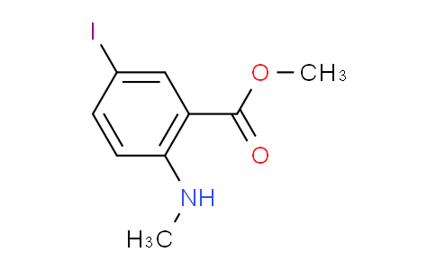 CAS No. 736990-24-2, Methyl 5-iodo-2-(MethylaMino)benzoate
