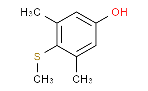 CAS No. 7379-51-3, 3,5-Dimethyl-4-(methylsulfanyl)phenol