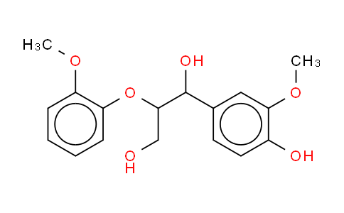 CAS No. 7382-59-4, Guaiacyl glycero-β-guaiacyl ether