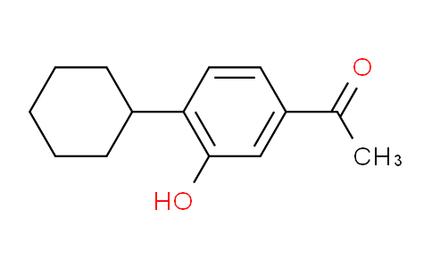CAS No. 73898-21-2, 1-(4-cyclohexyl-3-hydroxyphenyl)ethanone