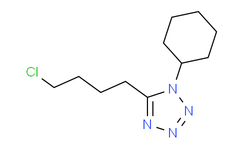 CAS No. 73963-42-5, 5-(4-chlorobutyl)-1-cyclohexyltetrazole