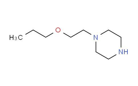 CAS No. 741667-07-2, 1-(2-Propoxyethyl)piperazine
