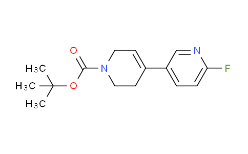 CAS No. 741683-16-9, 4-(6-fluoro-3-pyridinyl)-3,6-dihydro-2H-pyridine-1-carboxylic acid tert-butyl ester