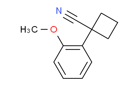 CAS No. 74205-10-0, 1-(2-Methoxyphenyl)cyclobutanecarbonitrile