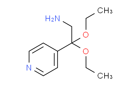 CAS No. 74209-44-2, 2,2-Diethoxy-2-(pyridin-4-yl)ethanamine