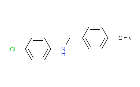 CAS No. 74298-66-1, 4-chloro-N-[(4-methylphenyl)methyl]aniline