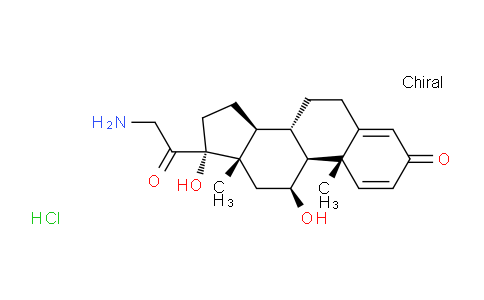 DY797920 | 744254-09-9 | 21-Amino-11,17-dihydroxy-(11b)-pregna-1,4-diene-3,20-dione hydrochloride