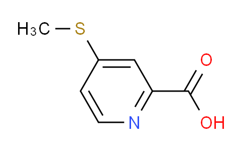 CAS No. 74470-30-7, 4-(Methylthio)-2-pyridinecarboxylic acid