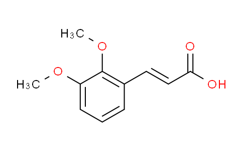 CAS No. 7461-60-1, 3-(2,3-Dimethoxyphenyl)acrylic acid