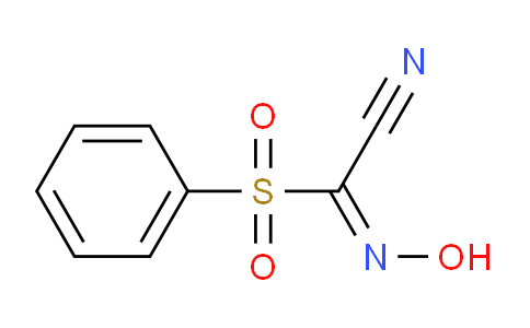 CAS No. 74755-16-1, (2E)-2-(benzenesulfonyl)-2-hydroxyiminoacetonitrile
