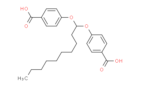CAS No. 74774-61-1, 4-[1-(4-carboxyphenoxy)decoxy]benzoic acid