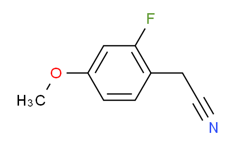 CAS No. 749934-29-0, 2-Fluoro-4-methoxyphenylacetonitrile