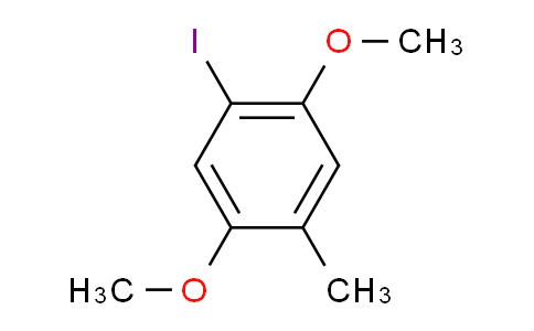 CAS No. 75056-76-7, 1-iodo-2,5-dimethoxy-4-methylbenzene