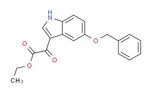CAS No. 75238-44-7, 2-oxo-2-(5-phenylmethoxy-1H-indol-3-yl)acetic acid ethyl ester