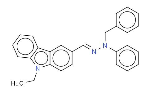 CAS No. 75238-79-8, 9-Ethylcarbazole-3-carboxaldehyde n-benzyl-N-phenylhydrazone