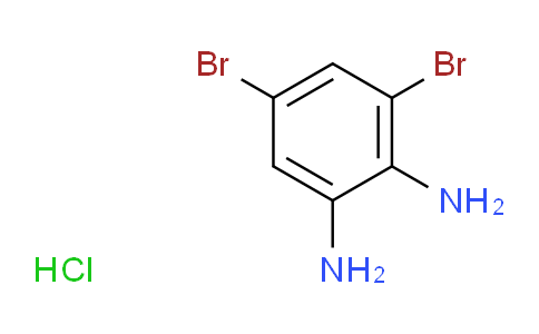 CAS No. 75568-11-5, 3,5-Dibromobenzene-1,2-diamine hydrochloride
